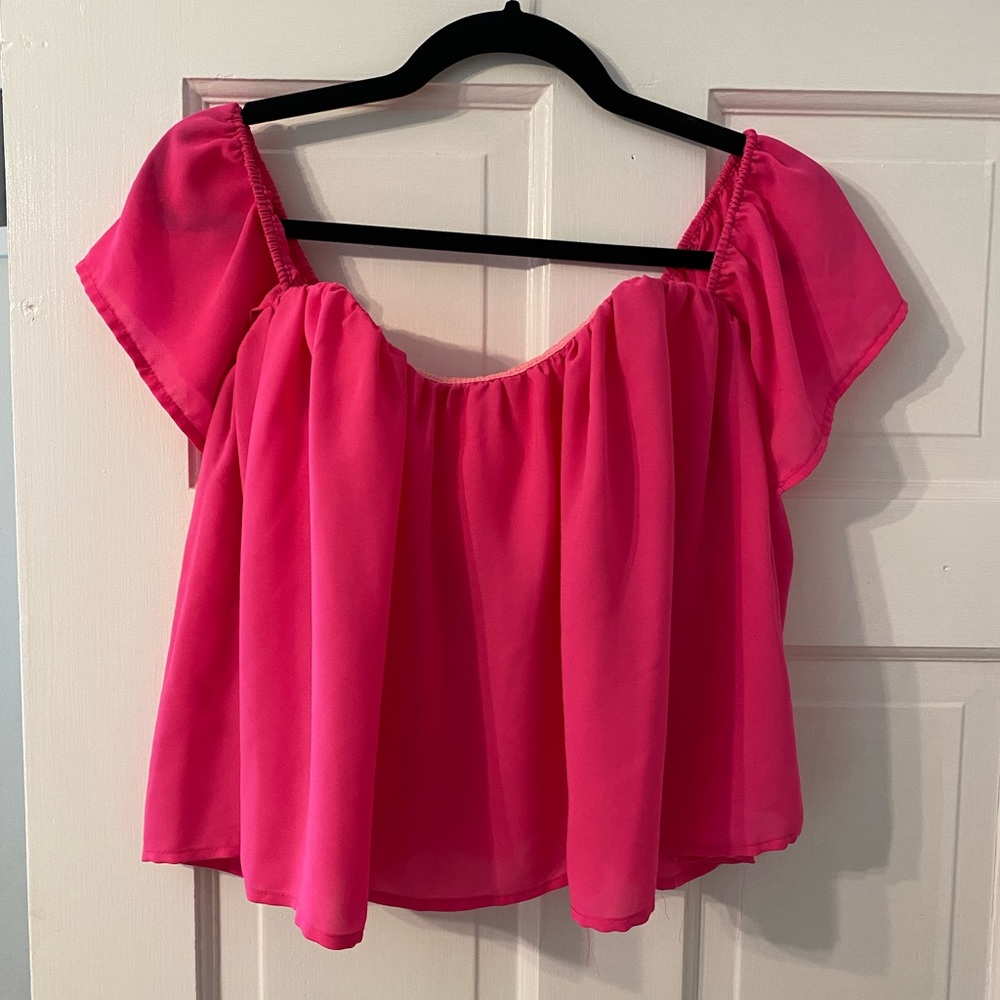 Pink Necessary Clothing top